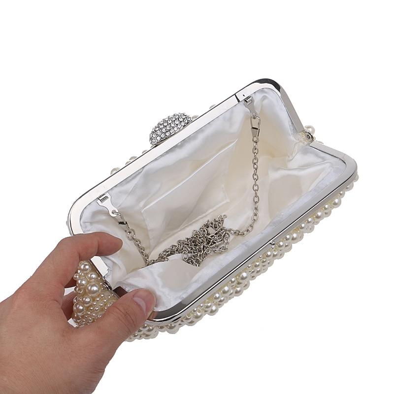 Polyester Pearl Shell Bag For Wedding