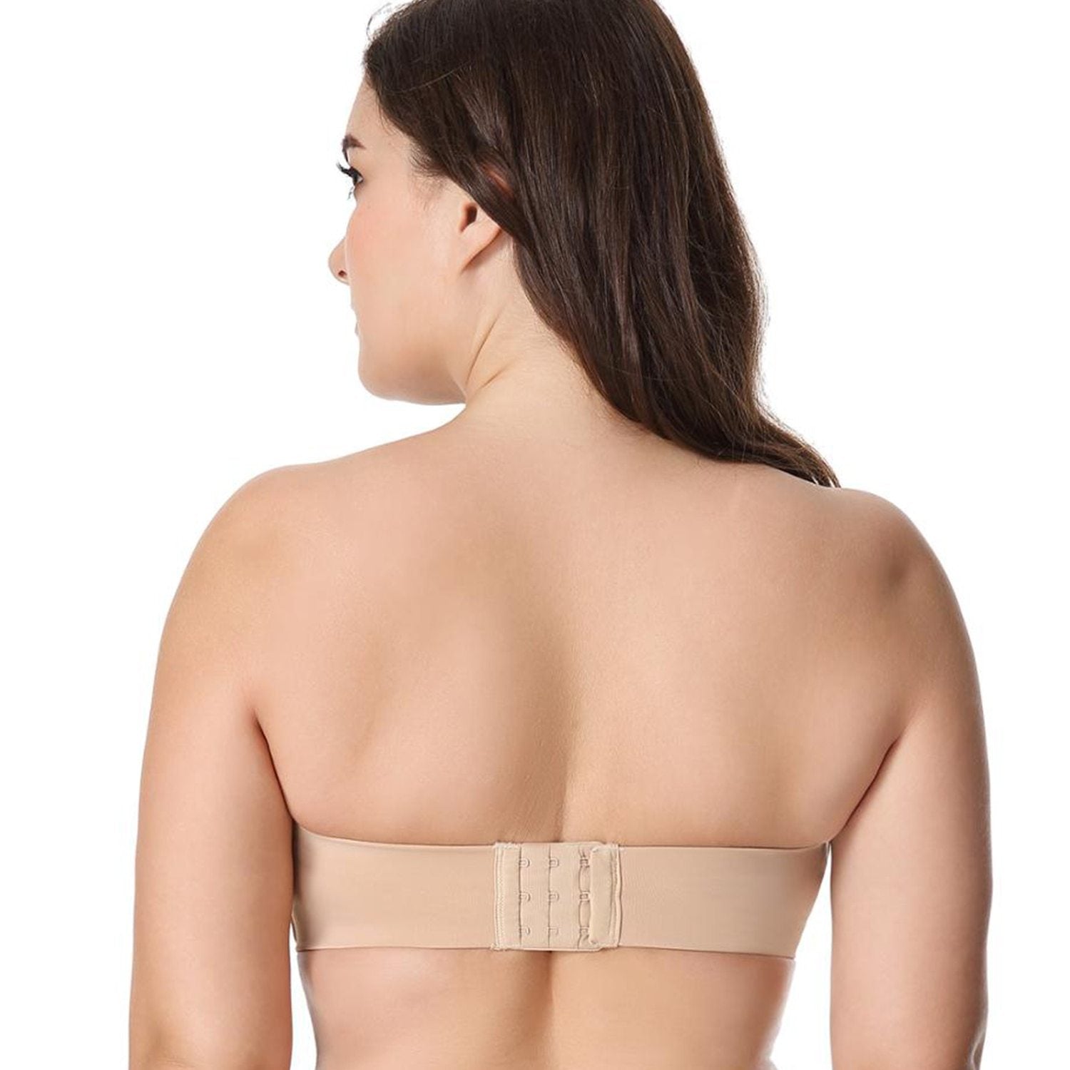 Women'S Slightly Padded Push Up Great Support Lace Strapless Bra