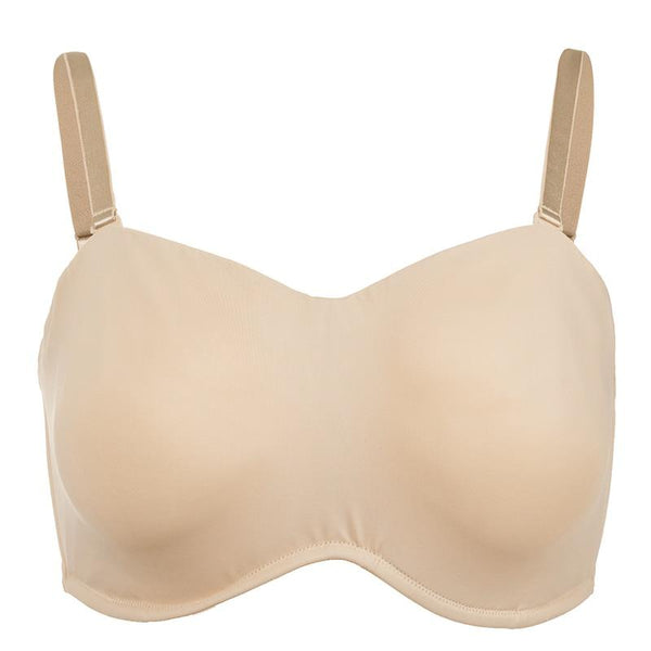 Women'S Smooth Seamless Invisible Underwire Strapless Minimizer Bra