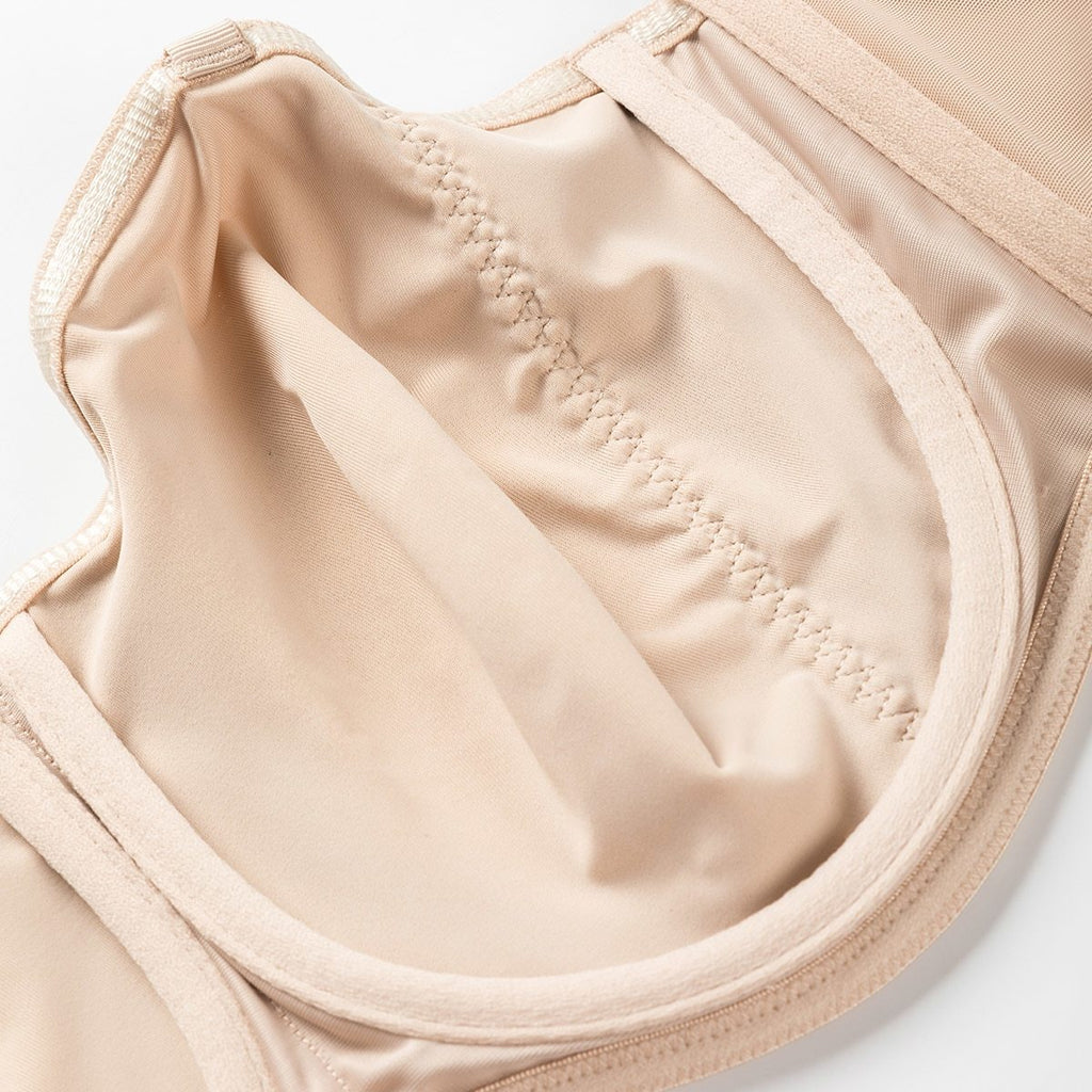 Women'S Smooth Seamless Invisible Underwire Strapless Minimizer Bra