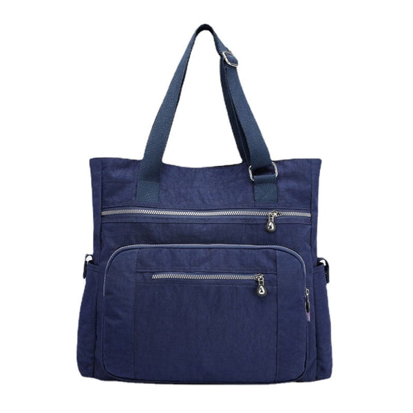 Women Large Capacity Nylon Waterproof Handbag Shoulder Bag For Outdoor Travel