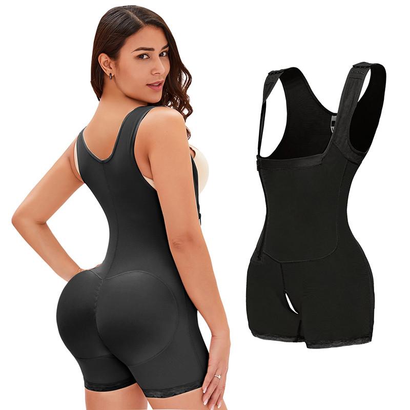 Shapewear for Women Tummy Control Shaper Zipper Hooks Open Bust Bodysuit Butt Lifter Main image