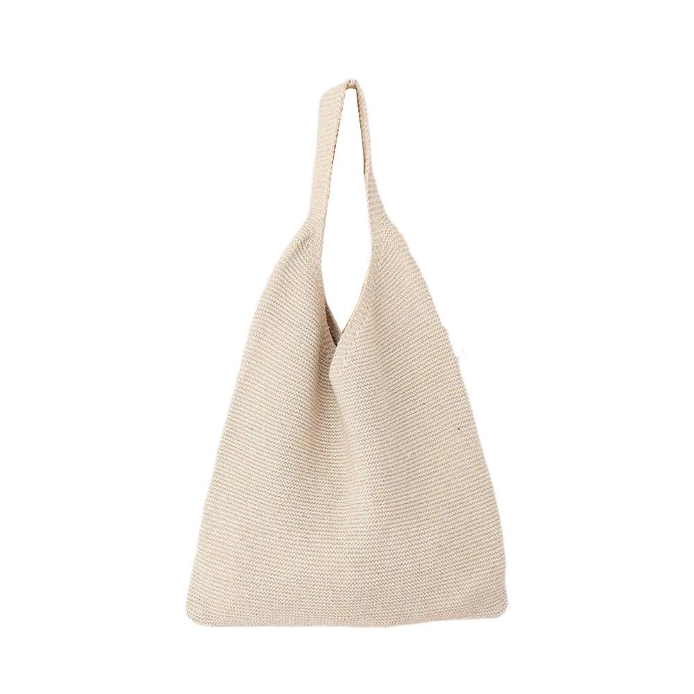 Woolen Knitted Braid Handbag Crochet Winter Korean Fashion Art Chic Autumn And Shoulder Bags Tote for Women