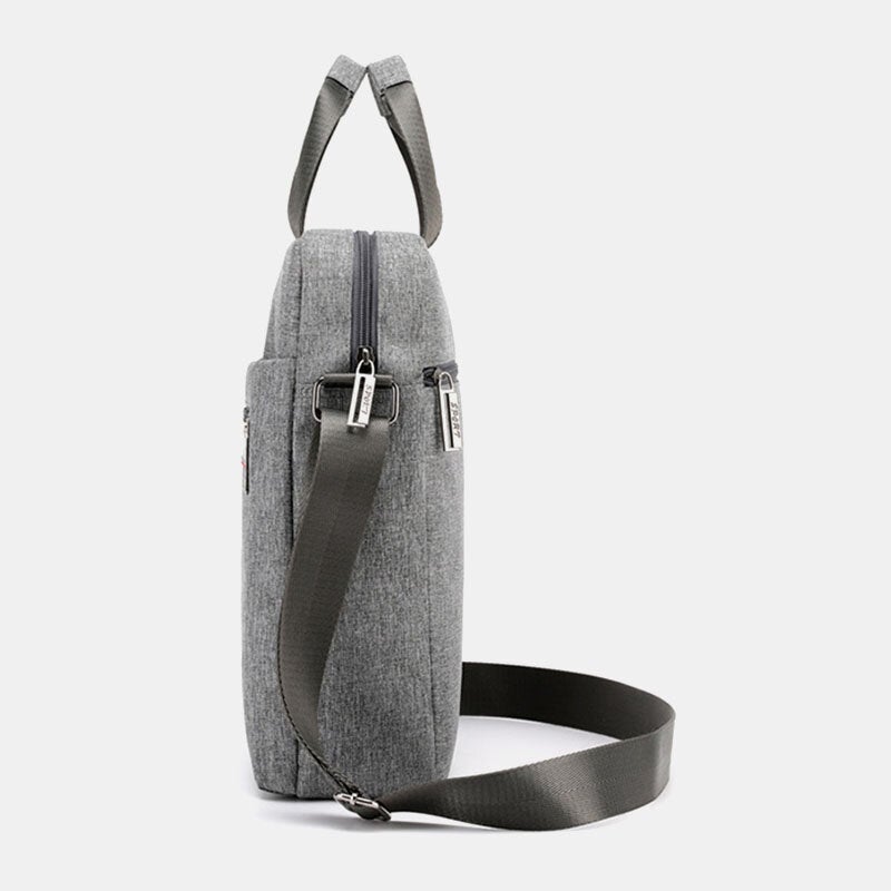 Men's Large Nylon Shoulder Bag for Outdoor Use