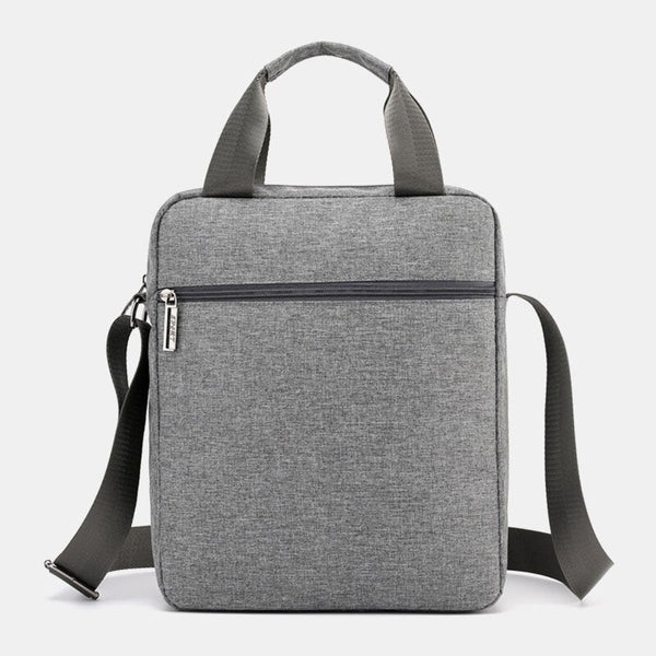 Men's Large Nylon Shoulder Bag for Outdoor Use