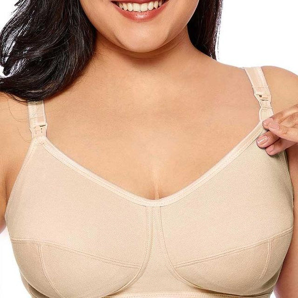 Women Breathable Supportive Cotton Maternity Nursing Bra Plus Size