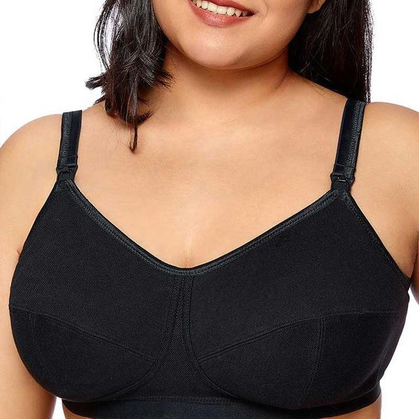 Women Breathable Supportive Cotton Maternity Nursing Bra Plus Size