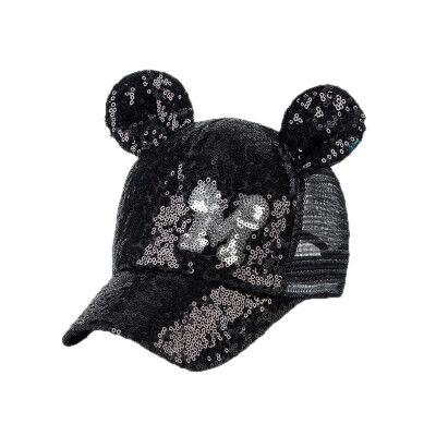 Girls' Summer Sequin Mesh Cap Secondary image