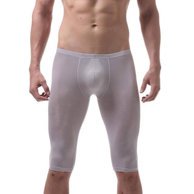 Men's Ultra-Thin Body Sculpting Sleep Pants-Men Sleepwear-Xinanduo-Grey-M-Xinanduo