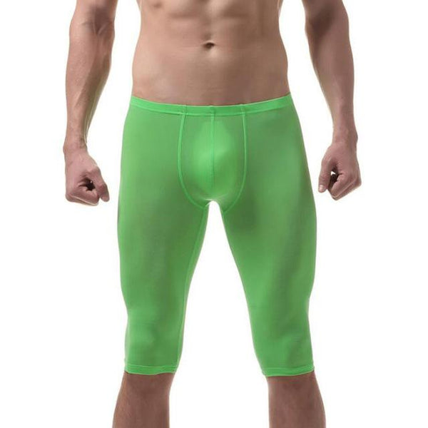 Men's Ultra-Thin Body Sculpting Sleep Pants-Men Sleepwear-Xinanduo-Green-M-Xinanduo