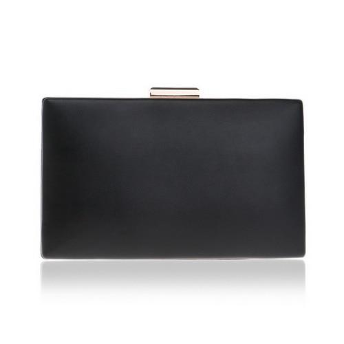 Pu Gold Leaf Metal Beaded Flap Handbag