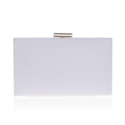 Pu Gold Leaf Metal Beaded Flap Handbag