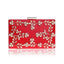 Pu Gold Leaf Metal Beaded Flap Handbag