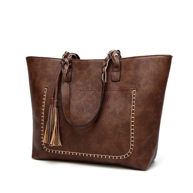 Women Shoulder Bag Female Retro Daily Causal Totes Handbag